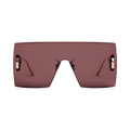 Dior Montaigne Shield Sunglasses — Gold