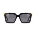 Bottega Veneta Square Sunglasses — Black