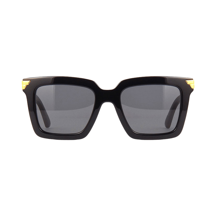 Bottega Veneta Square Sunglasses — Black