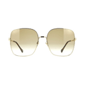 Gucci Square Sunglasses — Brown