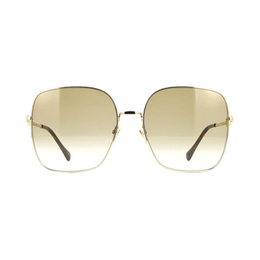 Gucci Square Sunglasses — Brown