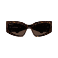 Balenciaga Cat Eye Sunglasses — Brown