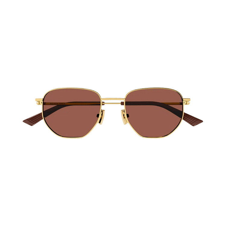 Bottega Veneta Aviator Sunglasses — Brown