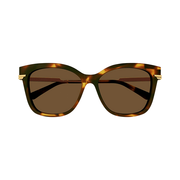 Bottega Veneta Cat Eye Sunglasses — Brown