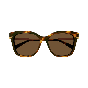Bottega Veneta Cat Eye Sunglasses — Brown