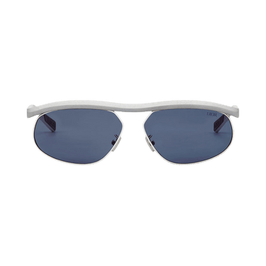 Dior Oval Sunglasses — Blue