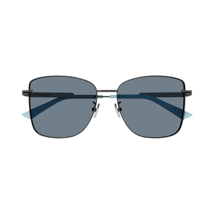 Bottega Veneta Rectangle Sunglasses — Blue