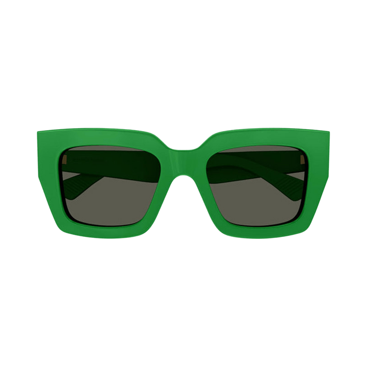 Bottega Veneta Square Sunglasses — Green