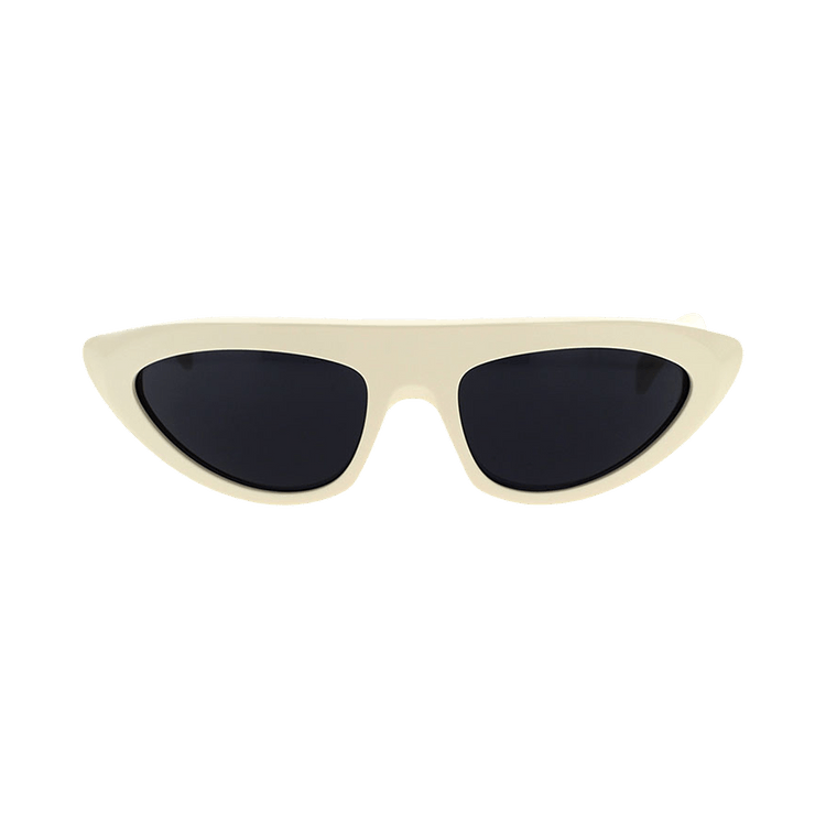 CELINE Geometric Sunglasses — Cream