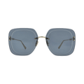Dior Ultra Square Sunglasses — Gold