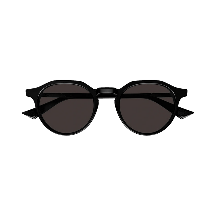 Bottega Veneta Round Sunglasses — Black