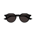 Bottega Veneta Round Sunglasses — Black