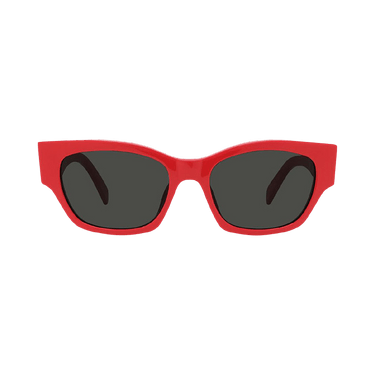 CELINE Square Sunglasses — Red