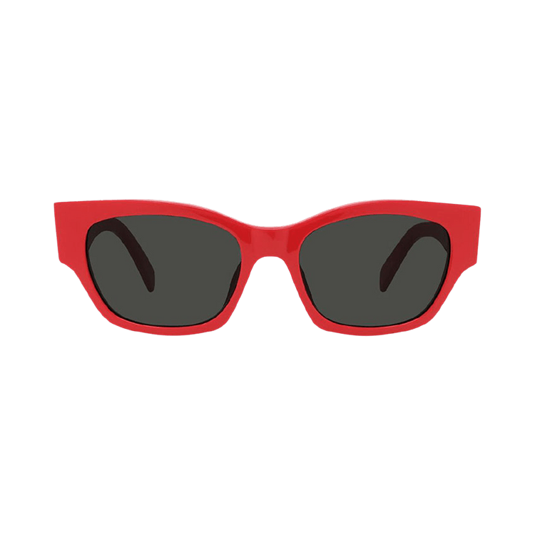 CELINE Square Sunglasses — Red