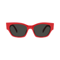 CELINE Square Sunglasses — Red