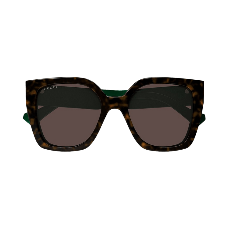 Gucci Square Sunglasses — Brown