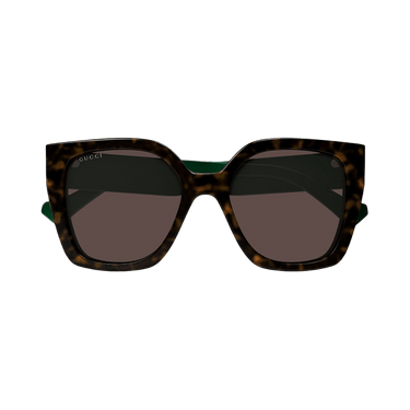 Gucci Square Sunglasses — Brown