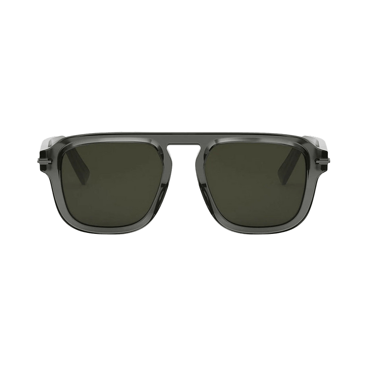Dior Blacksuit Square Sunglasses — Green