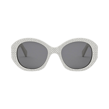 CELINE Round Sunglasses — Cream
