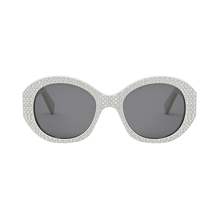 CELINE Round Sunglasses — Cream
