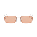 Fendi Rectangle Sunglasses — Red
