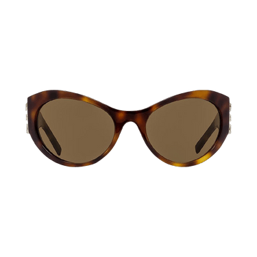 Givenchy Oval Sunglasses — Brown