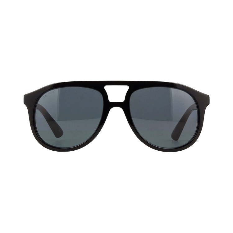 Gucci Aviator Sunglasses — Black