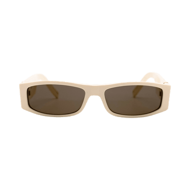 Dior Diamond Oval Sunglasses — Brown