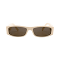 Dior Diamond Oval Sunglasses — Brown