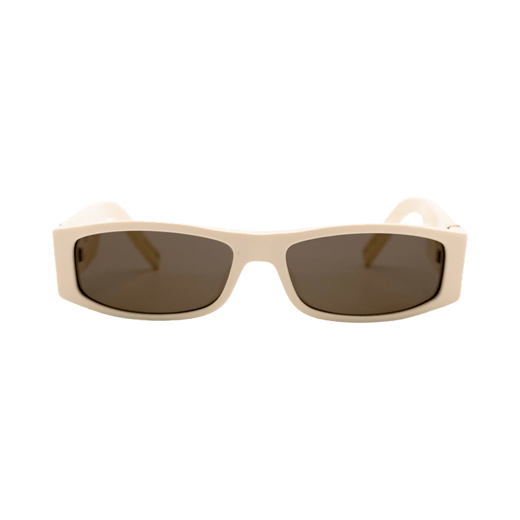 Dior Diamond Oval Sunglasses — Brown
