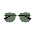 Bottega Veneta Rectangle Sunglasses — Green