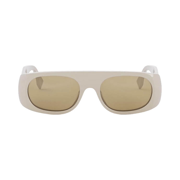 Fendi Rectangle Sunglasses — Brown
