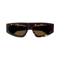 Bottega Veneta Cat Eye Sunglasses — Brown