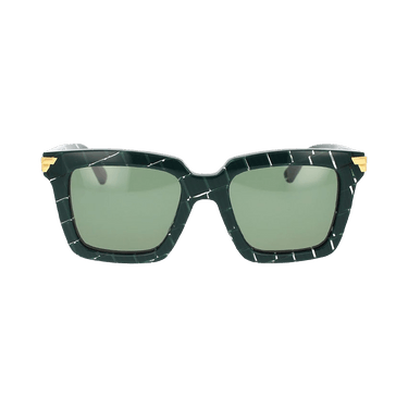 Bottega Veneta Square Sunglasses — Green