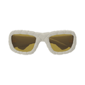 Bottega Veneta Square Sunglasses — White