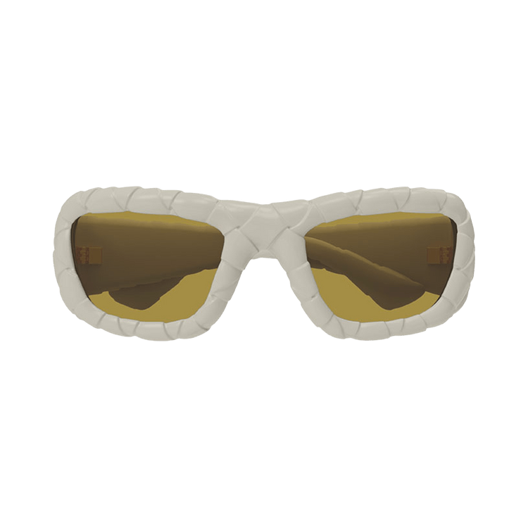 Bottega Veneta Square Sunglasses — White