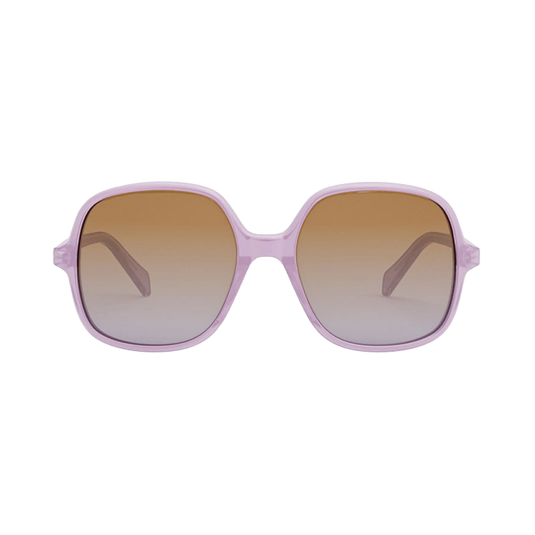 CELINE Square Sunglasses — Brown