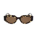 Bottega Veneta Cat Eye Sunglasses — Brown
