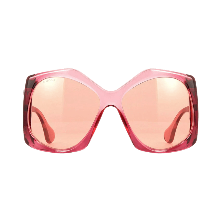 Gucci Square Sunglasses — Red