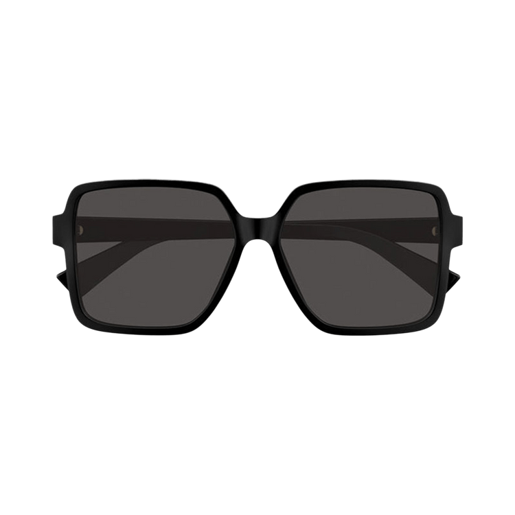 Bottega Veneta Square Sunglasses — Black