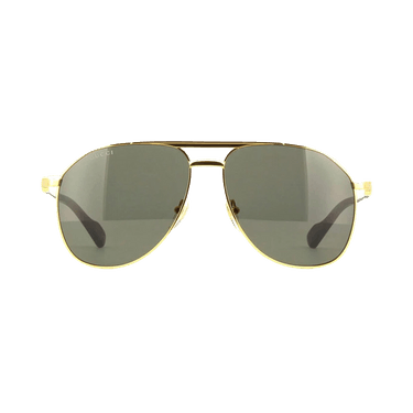 Gucci Aviator Sunglasses — Black