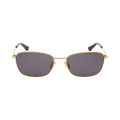 Bottega Veneta Square Sunglasses — Grey