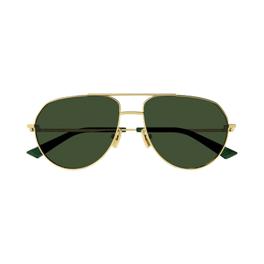 Bottega Veneta Aviator Sunglasses — Green