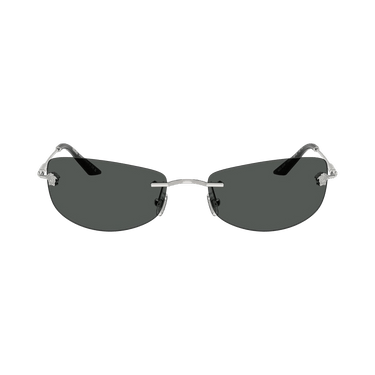 Versace Rectangle Sunglasses — Grey