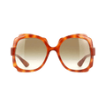 Gucci Square Sunglasses — Brown