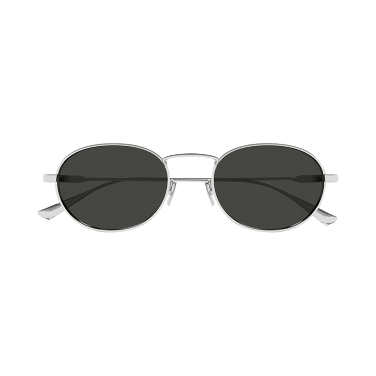 Saint Laurent Oval Sunglasses — Grey
