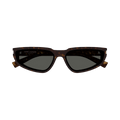 Saint Laurent Cat Eye Sunglasses — Grey