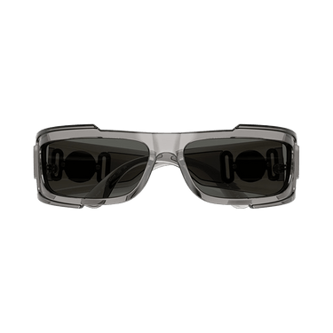 Versace Rectangle Sunglasses — Grey