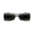 Versace Rectangle Sunglasses — Grey