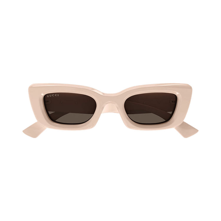 Gucci Rectangle Sunglasses — Pink